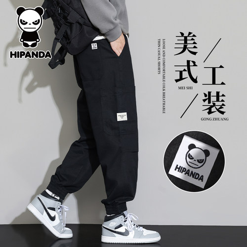 HiPanda工装裤男士秋冬季新款