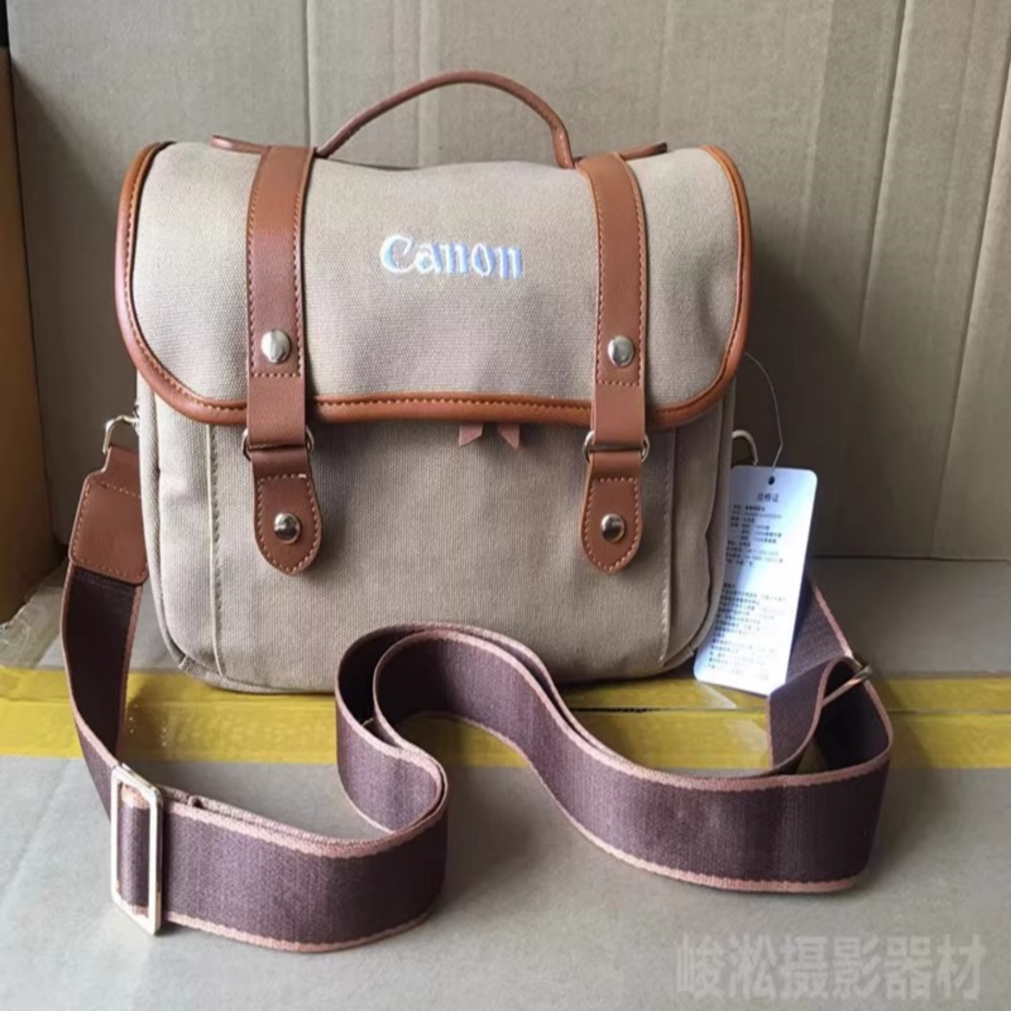 新品 佳能原装青春邮差单反R10 R7 200D相机包单肩斜挎专业摄影包