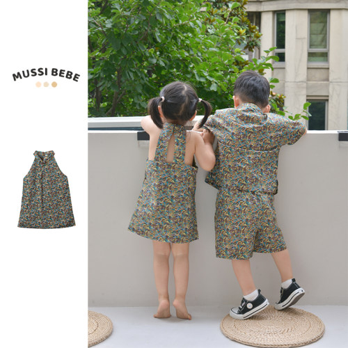 MUSSI夏季女童中式旗袍