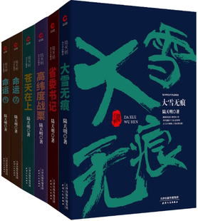 陆天明当代作品精选 包邮 正版 命运 苍天在上 省委书记 共6册 大雪无痕 高纬度战栗 上下册