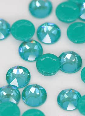 施华洛水晶华子2038/2078圆形烫钻001L142D蜜桃闪彩DIY美甲服饰品