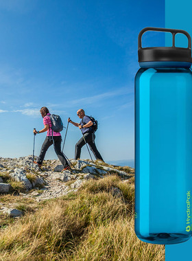 美国HydraPak水瓶大容量水壶便携式耐高温健身水得派户外运动水杯