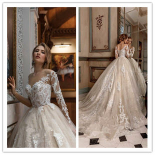 Dresse Wedding 定制婚纱定做礼服结婚婚纱照摄影 Ivory White