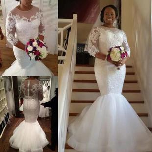 Gown Bridal 2020 Dresses 豪华奢侈星空拖尾婚纱礼服森系Wedding