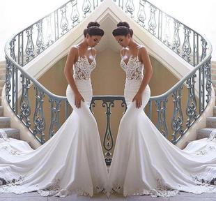 Gown 大拖尾宫廷Wedding Bridal 新娘气质显瘦大码 婚纱礼服2020款