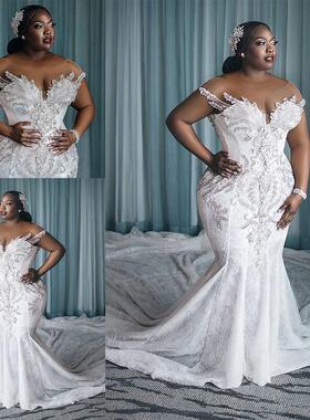 Plus Size Wedding Dresses vestido de novia主婚纱2020新款新娘