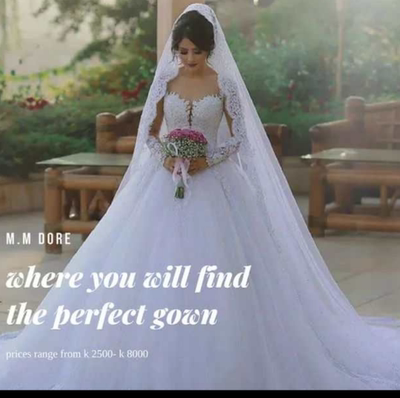 定做长袖新娘婚纱