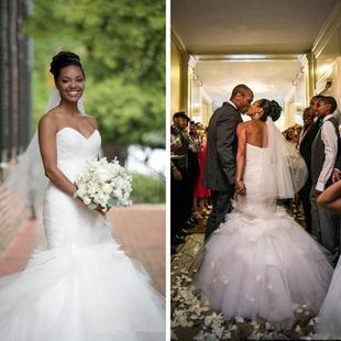 Bridal 婚纱礼服2020新娘拖尾奢华 Gown Wedding Dress Mermaid