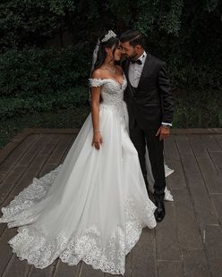 Custom 新娘主纱 Wedding Gown Dresses 长袖 Bridal 婚纱2022新款