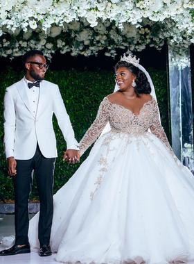 Bridal Dresses Long Sleeves Wedding Gowns Robes De Mariee