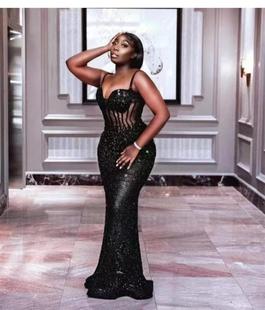 Wedding Black Gown Mermaid Dresses Custom Bridal Made