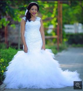 定做新娘高端婚纱礼服 Custom Wedding Dresses Bridal Gown 2019