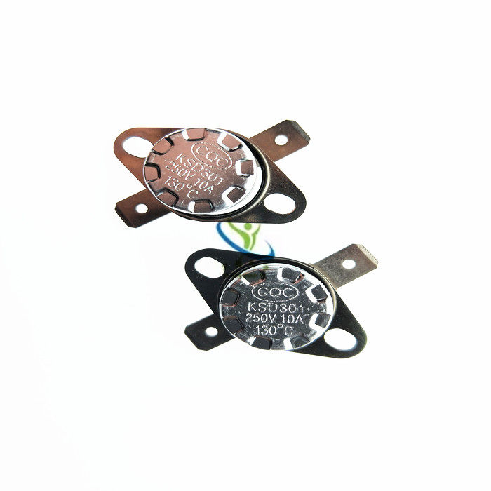 KSD301温控开关KSD301 25°C-160°C常开 10A250V 突跳式温度开关