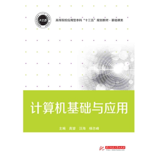 官方正版授权 计算机基础与应用 高等院校应用型本科“十三五”规划教材office基础操作 高望汪海杨志峰 华中科技大学出版社