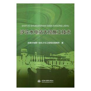 正版沙沱水电站9787517048152 武警水电第队沙沱工程练兵指挥所中国水利水电出版社工业技术水力发电站大坝工程施工研究沿河 书籍
