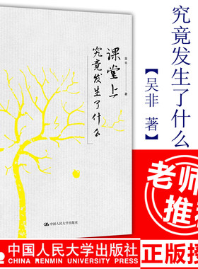 课堂上究竟发生了什么 吴非著 全国中小学幼儿教师培训用书班主任管理书籍教育理论书教师职业发展中国人民大学出版社