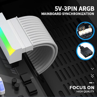 台式电脑ATX主板24Pin电源转接头90度转向电脑主板24P转接头ARGB