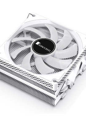 乔思伯HX4170D下压式散热器cpu风扇12代1700电脑温控ITX白色AM4