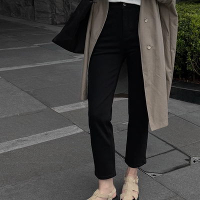 今秋必冲（巨显瘦侧开叉八面弹直腿牛仔裤）