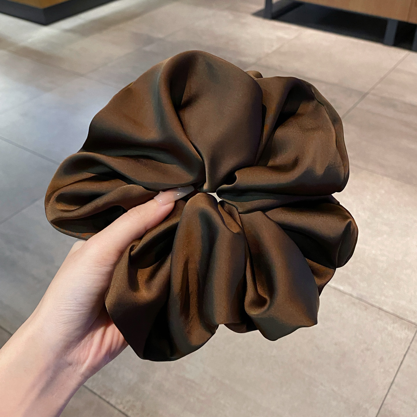 高品质纯色大肠发圈女时尚简约
