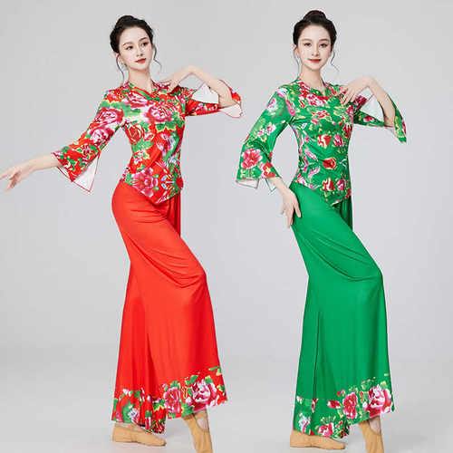 新款广场舞服装中老年人舞蹈衣服