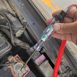 汽车测电笔LED试灯车用数显12v24v80伏汽修电路保险丝检测验电笔