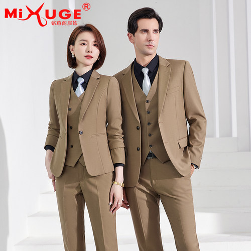 男女同款职业正装西装套装