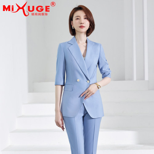 Mixuge西装外套9分中袖气质优雅