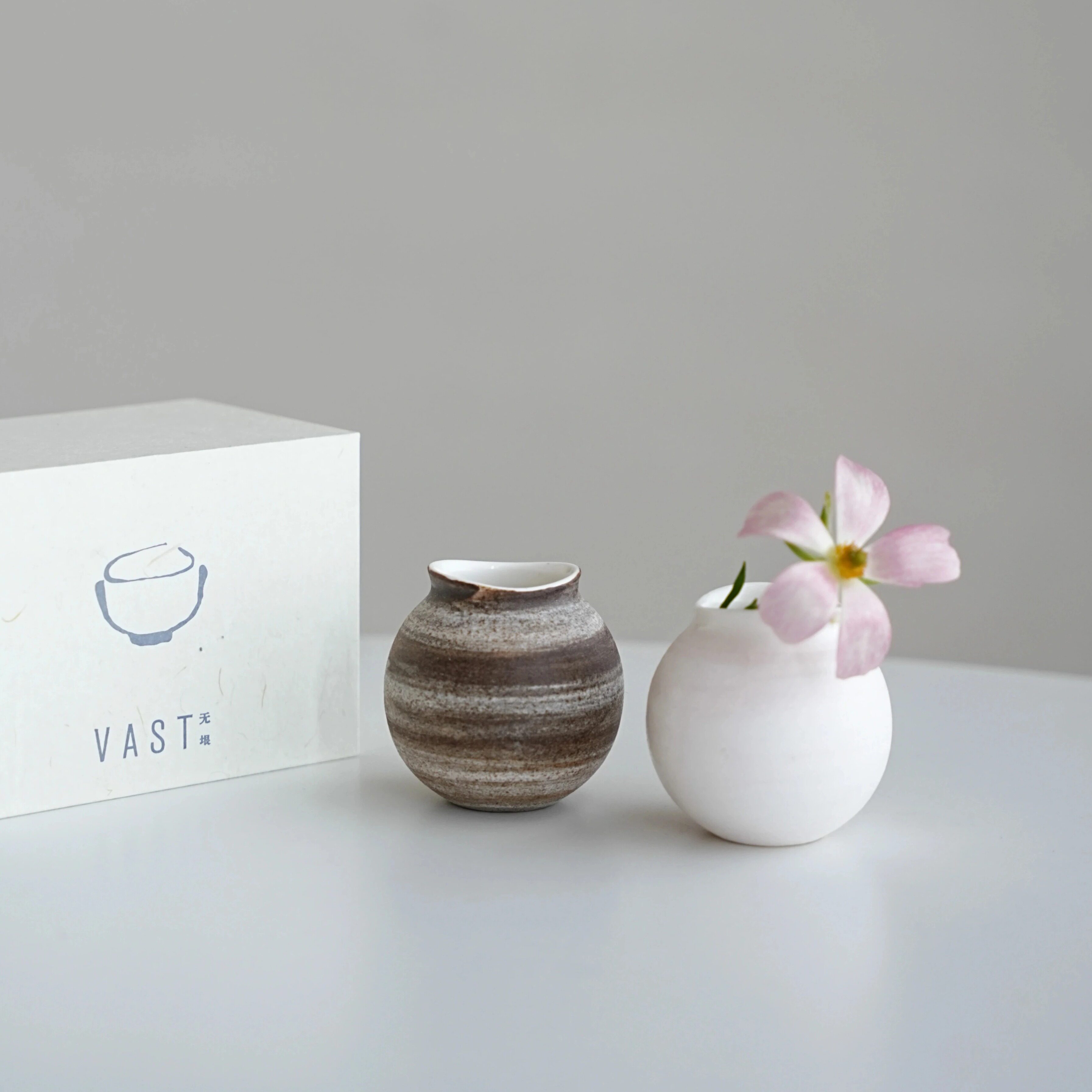 VAST无垠器皿 | 茶杯陀螺鼓鼓杯手作可爱简约新中式花器一人饮