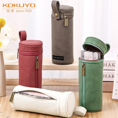 日本国誉一米新纯圆筒笔袋