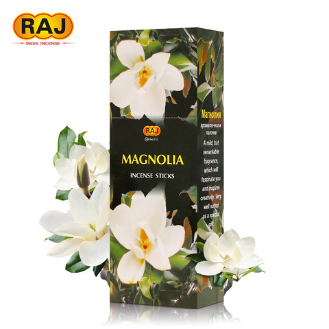 原装进口RAJ香薰手工花木兰印度香MAGNOLIA155线香正品熏香