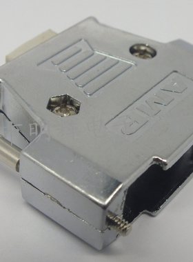 DB25金属壳 25P装配壳 串口25针铁壳 电脑并口连接器180度出线