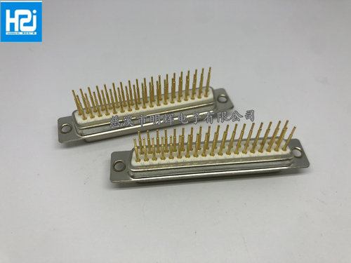 加长针DP37公头/母头 直插180度焊板针长外露12MM 车针实心铜镀金