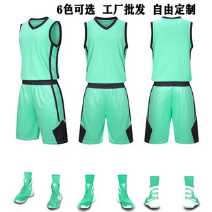 极速成人篮球服运动服套装男童装训练营队服定 制速干球衣服