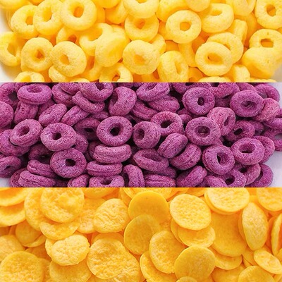 烘焙低脂谷物脆圈玉米片零食代餐