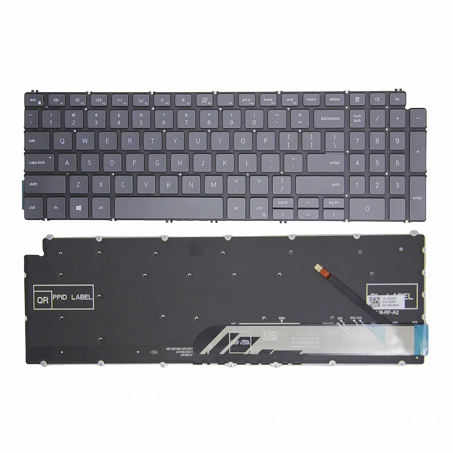 原装Dell戴尔 15 3500 3501 3505 Latitude 3510 P83F P86F 键盘