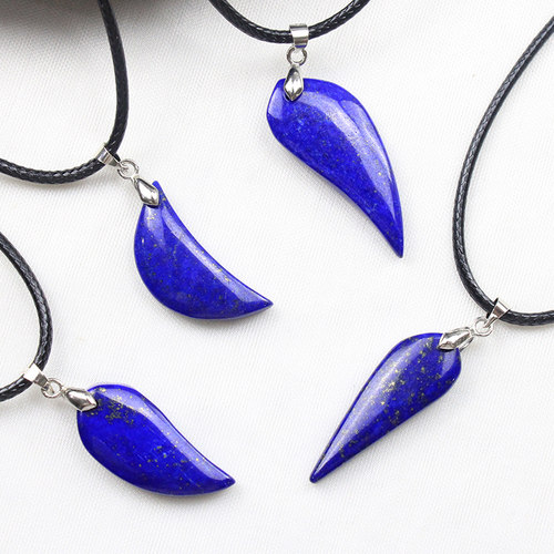 如鸿男女青金石随形挂件