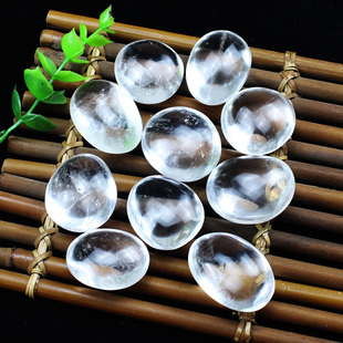 如鸿天然白水晶原石消磁石碎料矿石鱼缸装 饰造景石头小宝石矿物