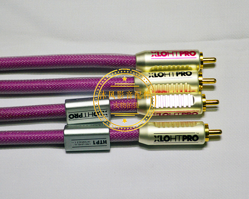美国XLO至高HTP1发烧级音响CD连接功放胆机RCA双莲花音频信号线