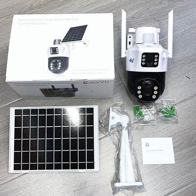 跨境v380pro 4G太阳能摄像头wifi camera户外网络摄像