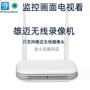 雄迈icsee硬盘录像机NVR xeye家用主机网络wifi无线硬盘录像机