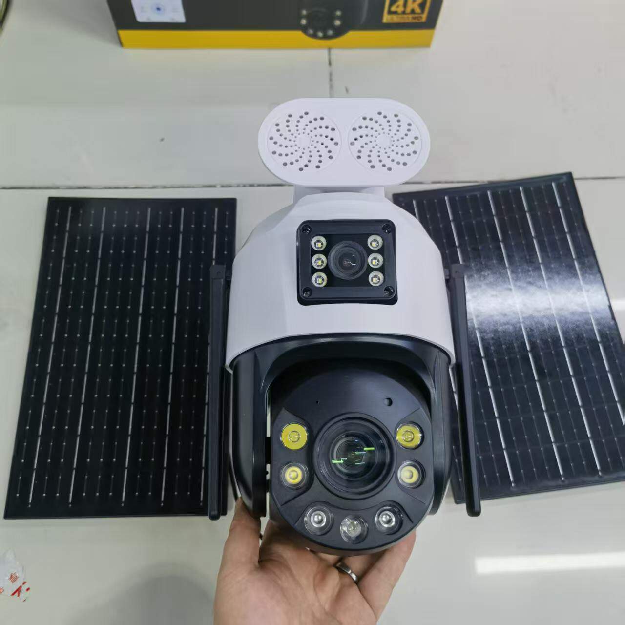 36倍变焦欧版4G摄像机 AOV跨境不插电HiEasy太阳能摄像头camera
