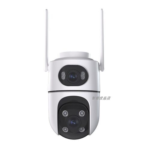 跨境6mp双画面无线摄像机超级看看icsee球机摄像头wifi camera