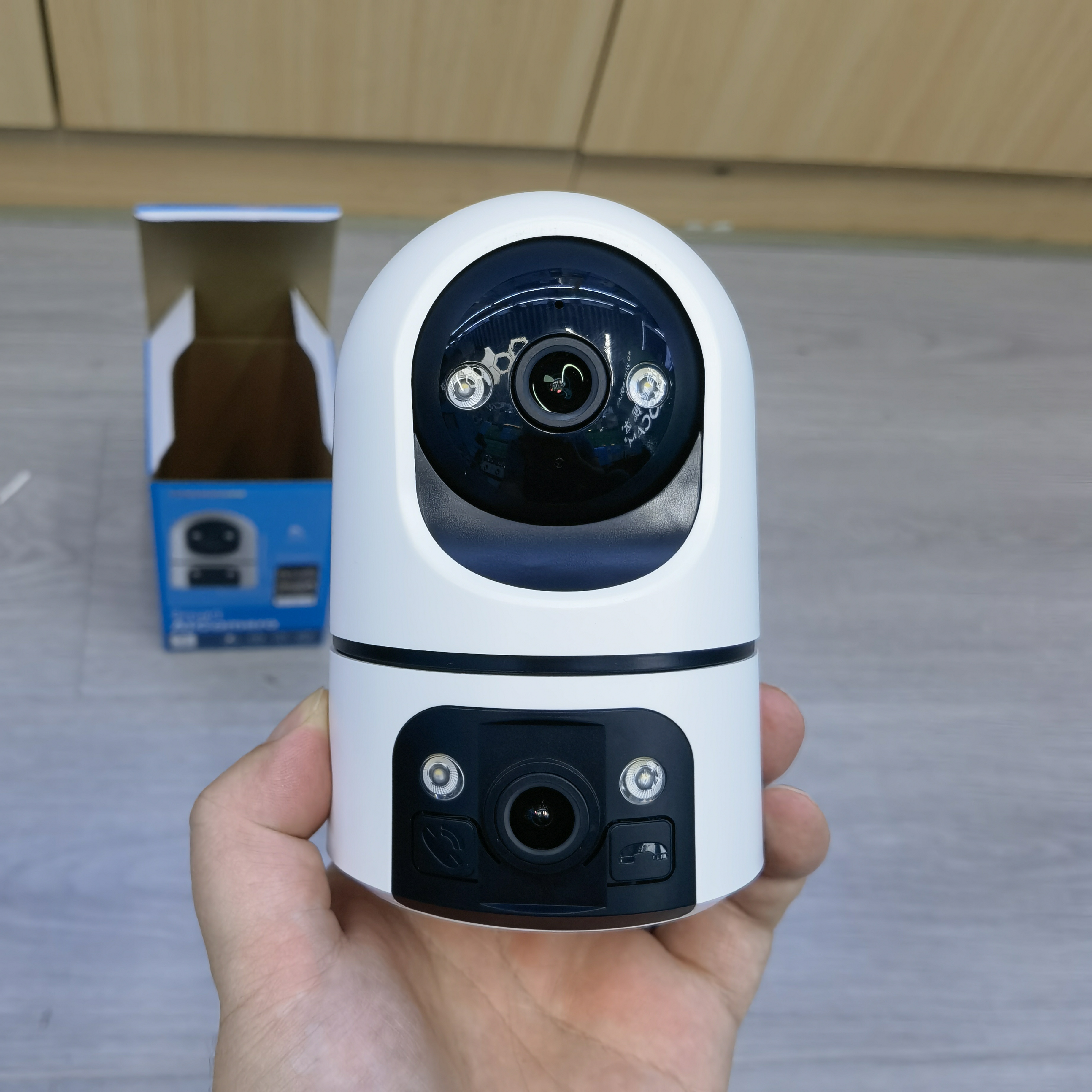 一键呼叫家用双画面网络摄像头小鹰看看okam  摄像机wifi camera