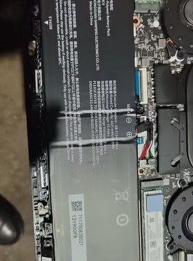 全新2874C4雷神T-BOOK 14笔记本电脑电池ThunderBook TBOOK内置电板15.4V电芯4221mAh神舟65Wh非原装原厂B00K