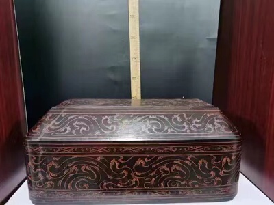 春秋麻胎漆器耳杯5个壶提盘等
