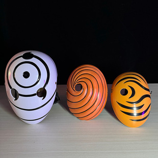 宇智波带土斑阿飞火影道具忍者勾玉白面具漩涡发光写轮眼cos漫展