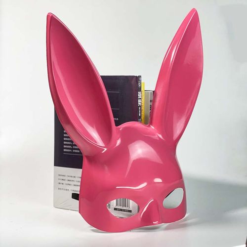 漫哆工坊粉色兔女郎面具