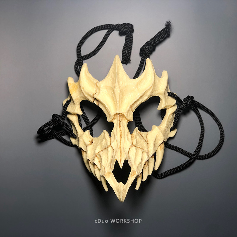 日本作家倉戸みと龙神猛龙面具二次元装扮化妆舞会聚会道具万圣节