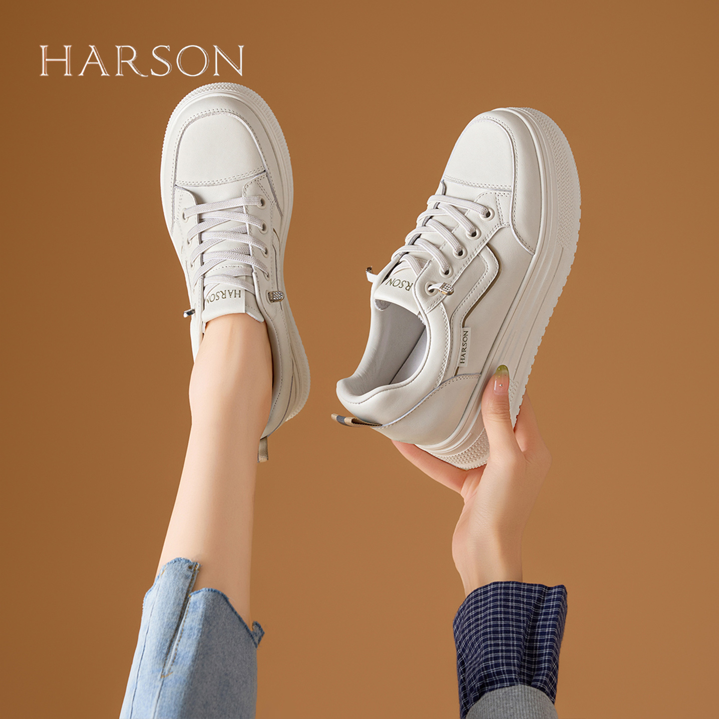 真皮小白鞋女2025新款爆款